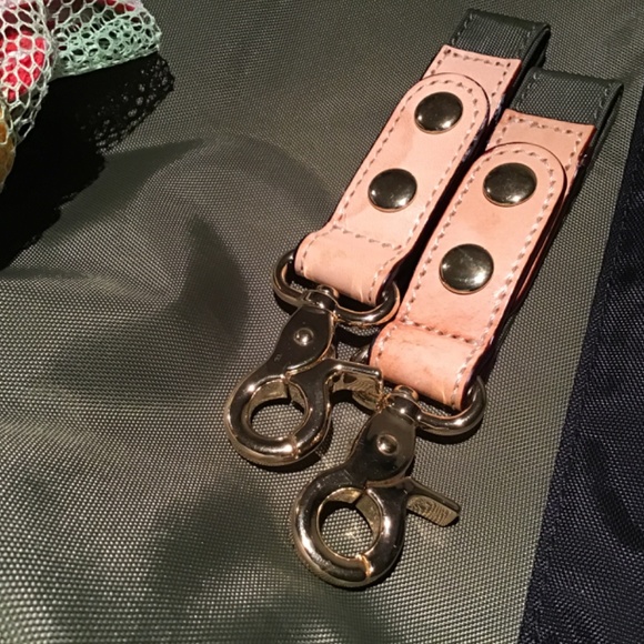 DANZO ‘RETRO KHAKI GREEN NYLON WITH BEIGE VACHETTA HANDLES & TRIMS  BABY BAG - Picture 16 of 16